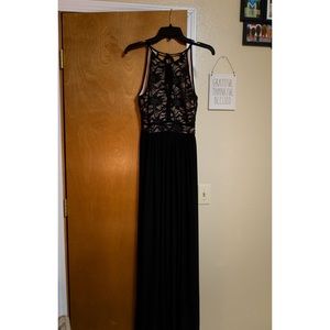 Black formal homecoming/prom dress